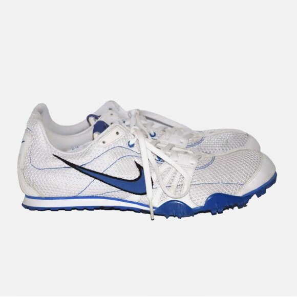 NIKE Bowerman Series Zoom Rival D Track And Field White Mesh Lace Up Sneakers 10